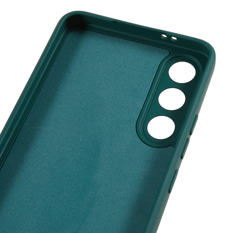 For Meizu 20 Candy Color Rubberized Flexible TPU Phone Case Fiber Lining Protective Cover