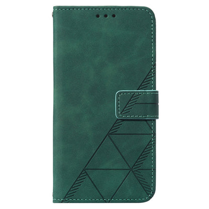 YB Imprinting Series-2 For Nokia G22 Anti-scratch PU Leather Phone Case Imprinted Lines Stand Wallet Cover