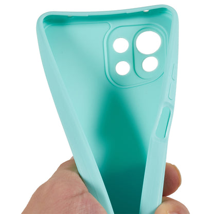 For Xiaomi 11 Lite 5G NE / Mi 11 Lite 4G / 5G TPU Phone Case Precise Cutout Straight Edge Back Cover