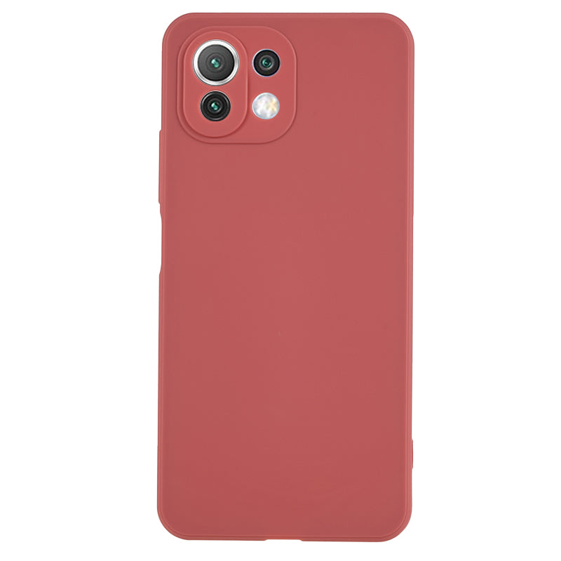 For Xiaomi 11 Lite 5G NE / Mi 11 Lite 4G / 5G TPU Phone Case Precise Cutout Straight Edge Back Cover