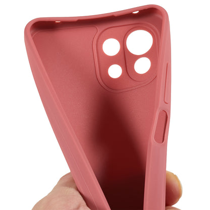 For Xiaomi 11 Lite 5G NE / Mi 11 Lite 4G / 5G TPU Phone Case Precise Cutout Straight Edge Back Cover