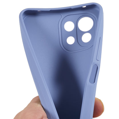 For Xiaomi 11 Lite 5G NE / Mi 11 Lite 4G / 5G TPU Phone Case Precise Cutout Straight Edge Back Cover