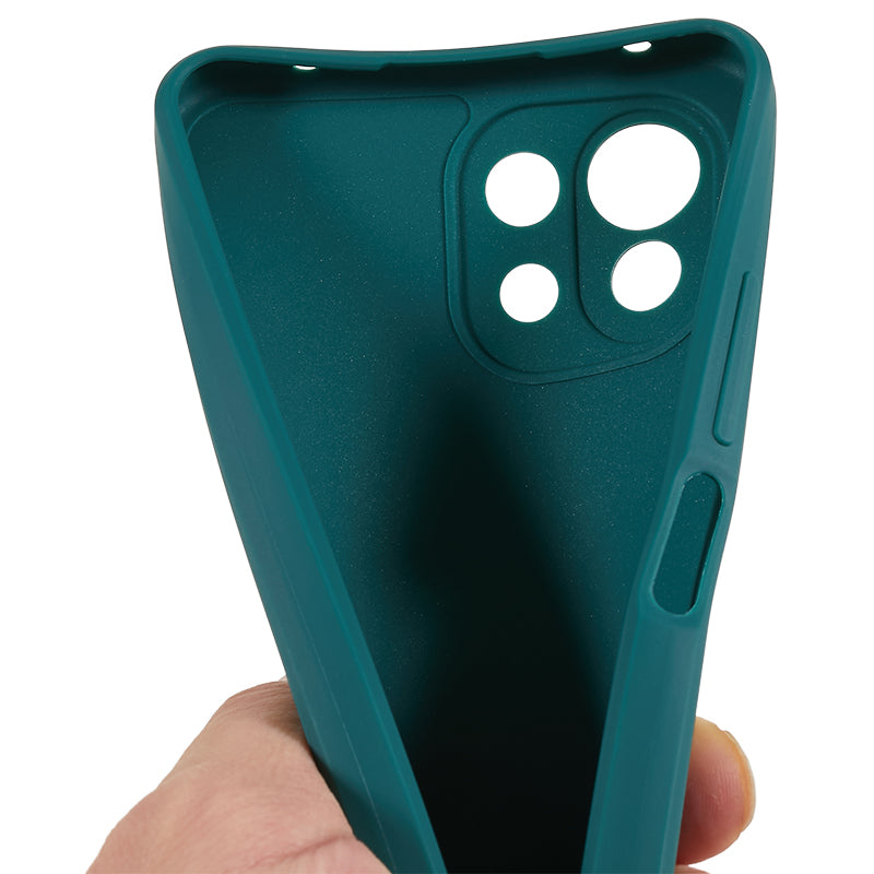 For Xiaomi 11 Lite 5G NE / Mi 11 Lite 4G / 5G TPU Phone Case Precise Cutout Straight Edge Back Cover