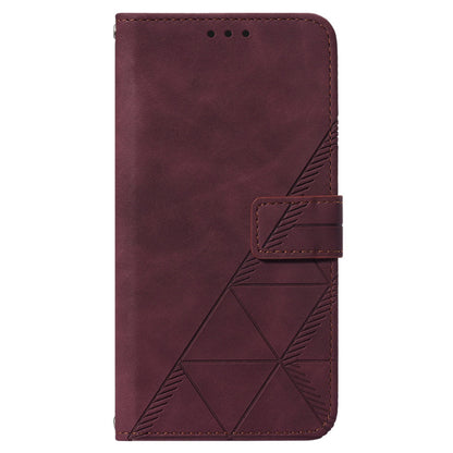 YB Imprinting Series-2 For Xiaomi 13 Pro 5G Anti-scratch Leather Phone Case Imprinted Lines Wallet Cover with Stand