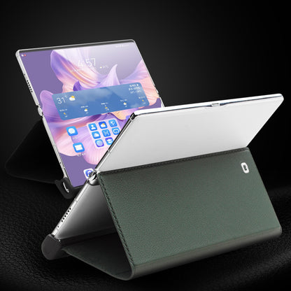 QIALINO For Huawei Mate Xs 2 Genuine Cow Leather Flip Case Stand Magnetic Full Protection Phone Cover