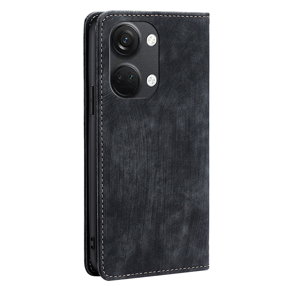Phone Case for OnePlus Nord 3 5G / Ace 2V 5G Shockproof PU Leather RFID Blocking Stand Wallet Flip Cover