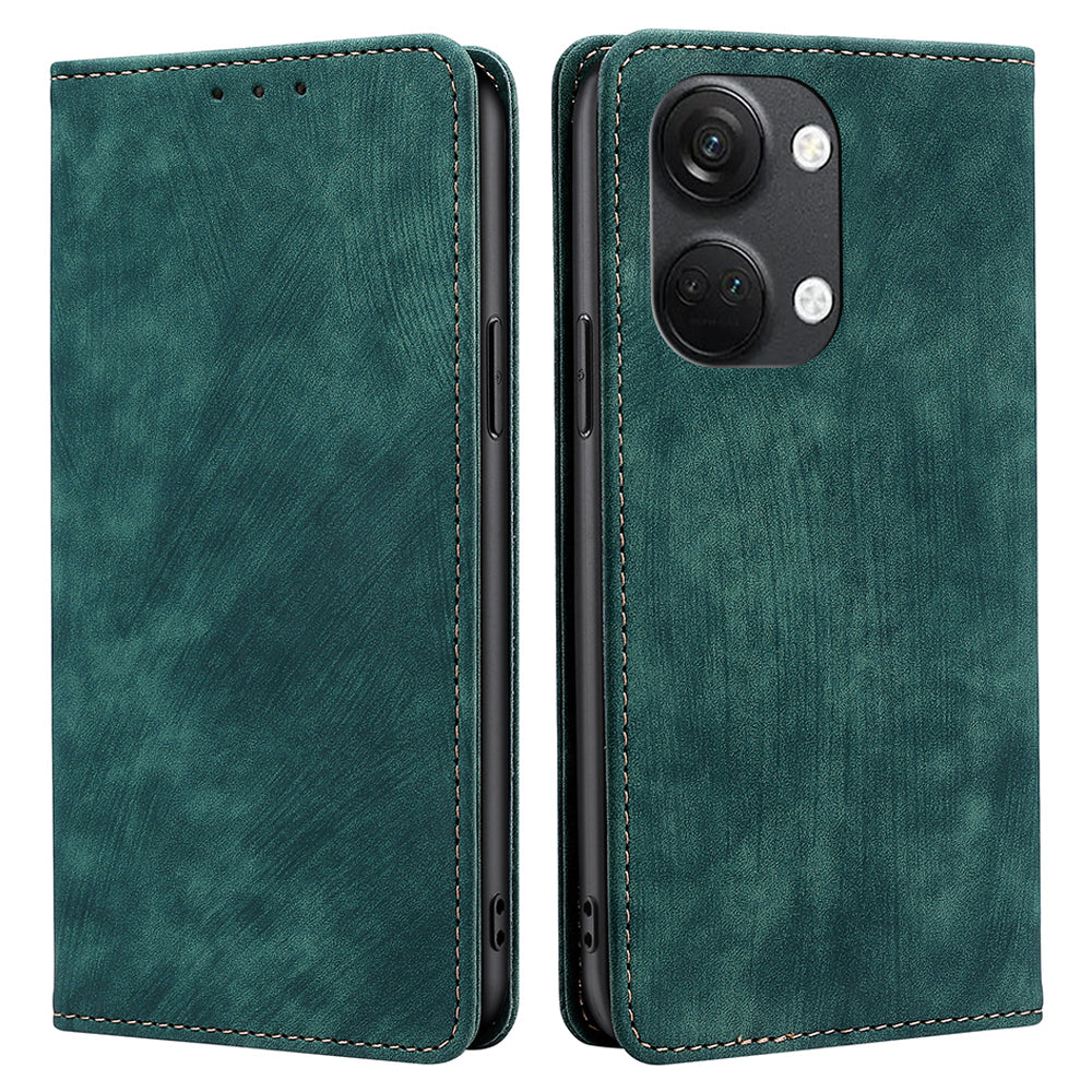 Phone Case for OnePlus Nord 3 5G / Ace 2V 5G Shockproof PU Leather RFID Blocking Stand Wallet Flip Cover