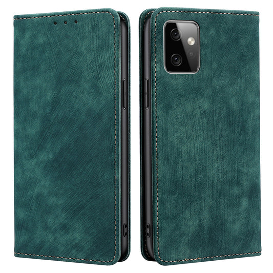 RFID Blocking Shell for Motorola Moto G Power 5G Stand Wallet Phone Case PU Leather Flip Cover