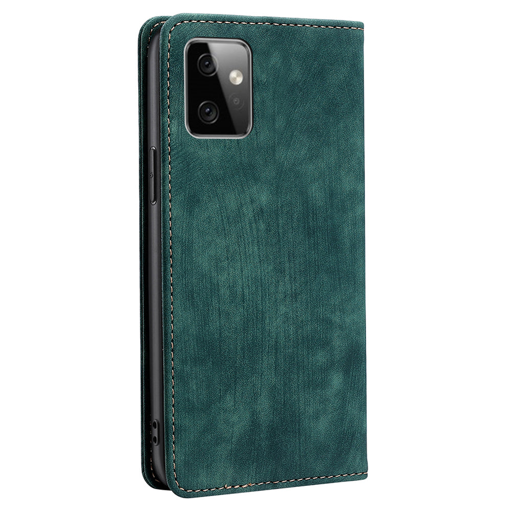 RFID Blocking Shell for Motorola Moto G Power 5G Stand Wallet Phone Case PU Leather Flip Cover