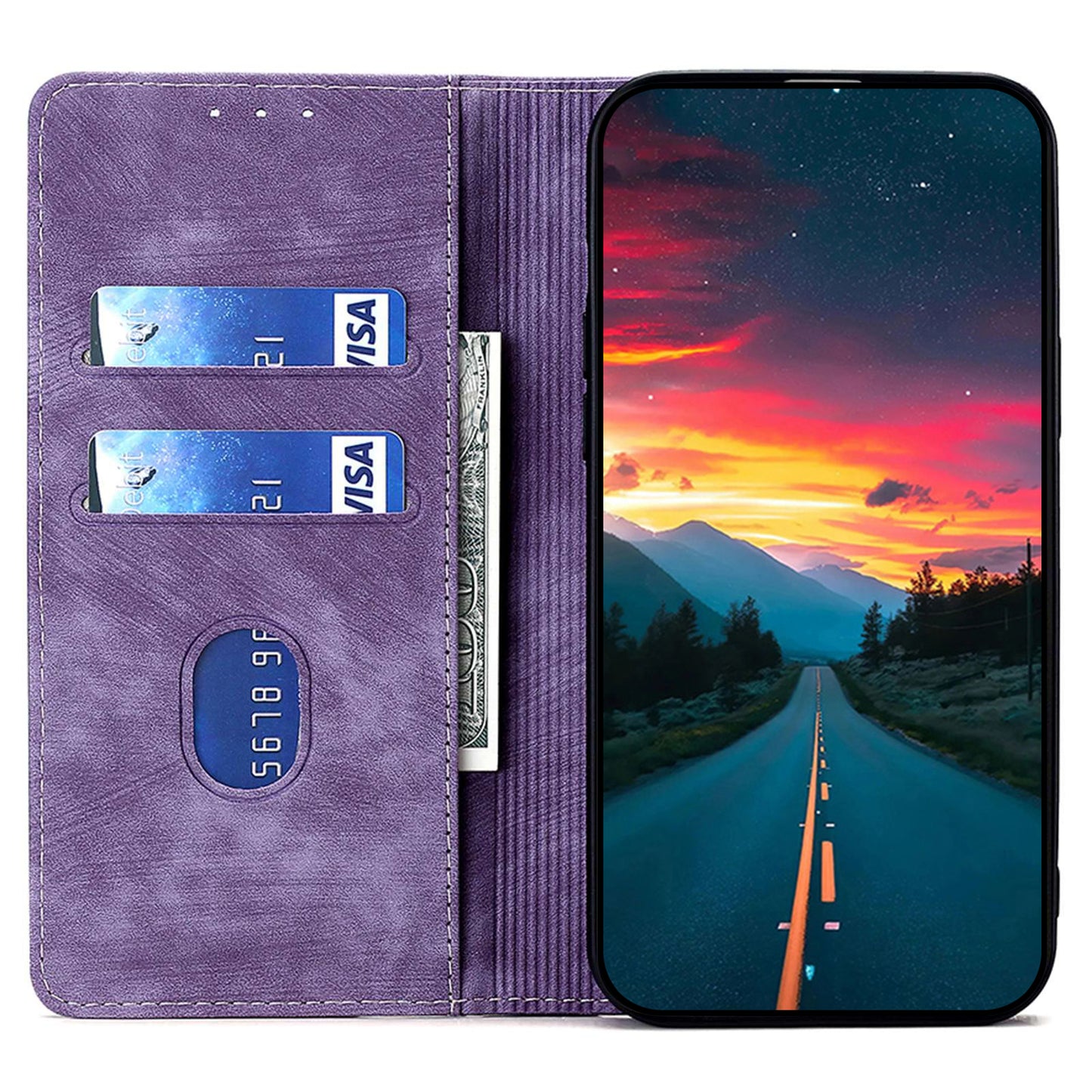 RFID Blocking Cover for Tecno Spark Go 2023 4G Shell with Stand Wallet PU Leather Cellphone Case