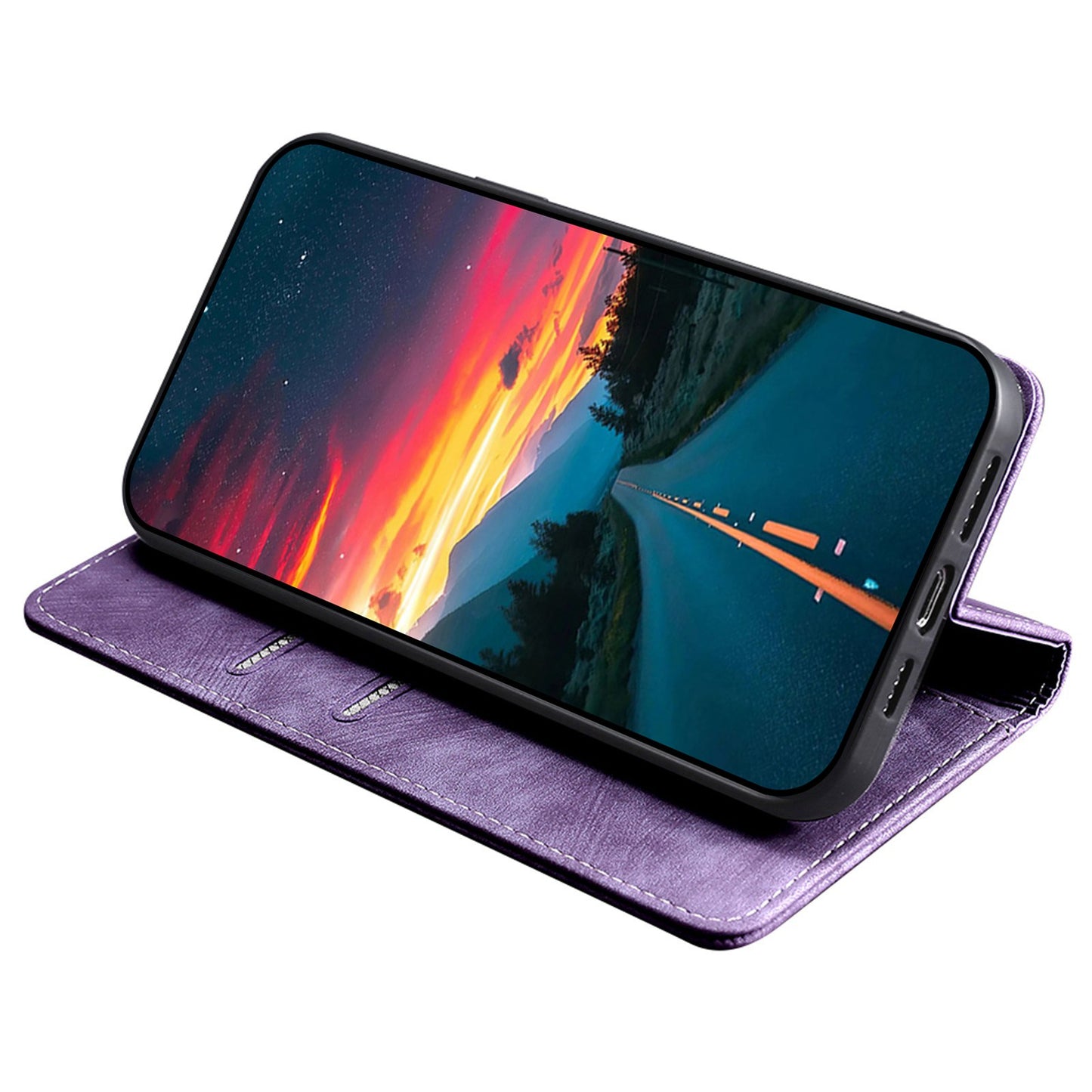 RFID Blocking Cover for Tecno Spark Go 2023 4G Shell with Stand Wallet PU Leather Cellphone Case