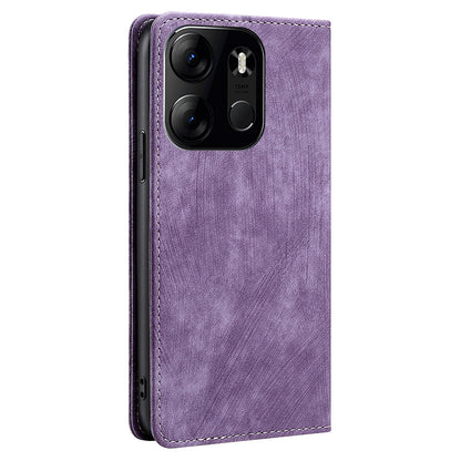 RFID Blocking Cover for Tecno Spark Go 2023 4G Shell with Stand Wallet PU Leather Cellphone Case