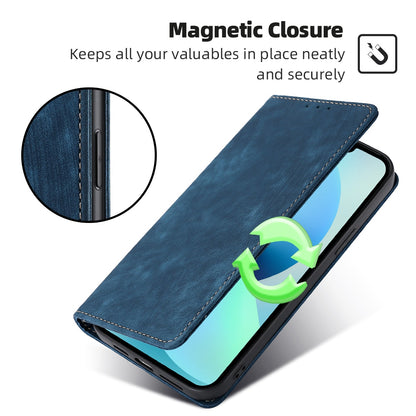 RFID Blocking Cover for Tecno Spark Go 2023 4G Shell with Stand Wallet PU Leather Cellphone Case