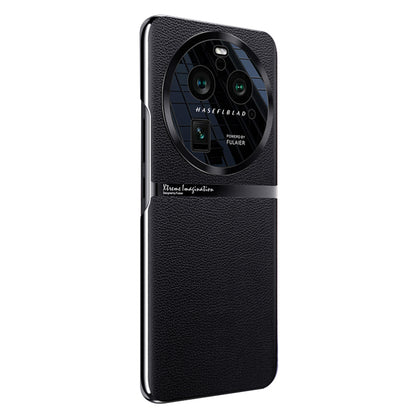 For Oppo Find X6 Pro Shockproof Phone Case PU Leather + PC Defender Shell Back Cover