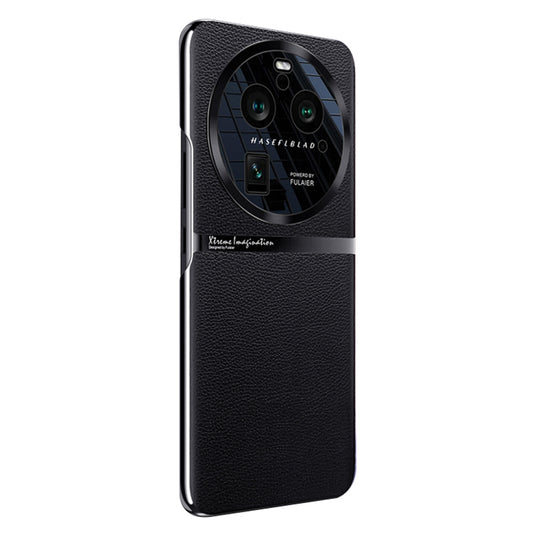 For Oppo Find X6 Pro Shockproof Phone Case PU Leather + PC Defender Shell Back Cover