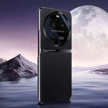 For Oppo Find X6 Pro Shockproof Phone Case PU Leather + PC Defender Shell Back Cover