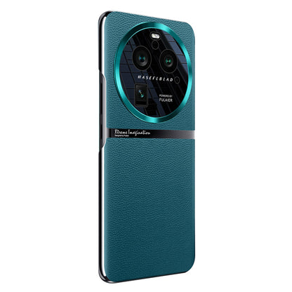 For Oppo Find X6 Pro Shockproof Phone Case PU Leather + PC Defender Shell Back Cover