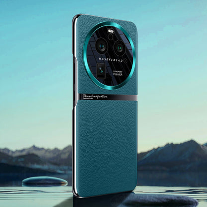 For Oppo Find X6 Pro Shockproof Phone Case PU Leather + PC Defender Shell Back Cover