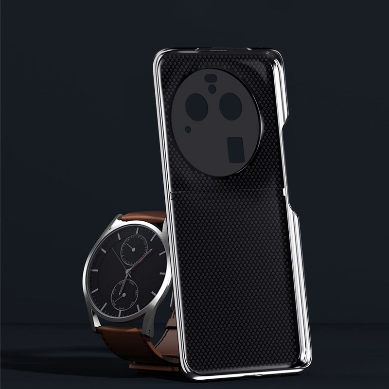 For Oppo Find X6 Pro Shockproof Phone Case PU Leather + PC Defender Shell Back Cover