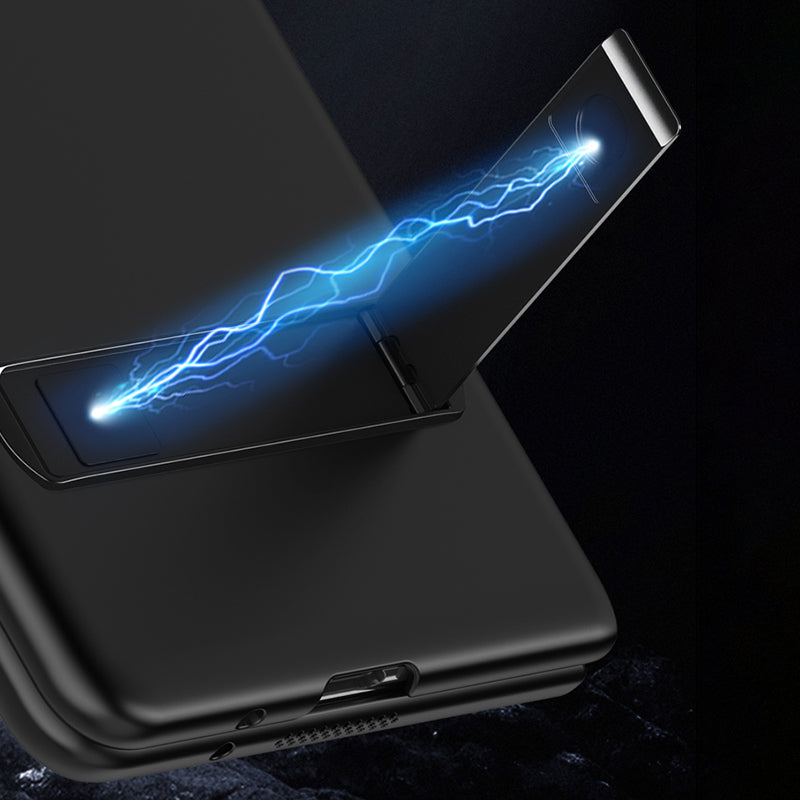 For Huawei Mate X3 5G Kickstand Folding Phone Case Hard PC Phone Cover with Tempered Glass Screen Film