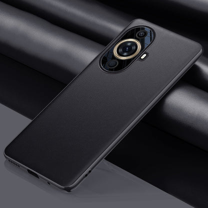 Metal Lens Protection Phone Case for Huawei nova 11 Pro / nova 11 Ultra , Leather Coated TPU+PC Phone Cover (2nd Gen)