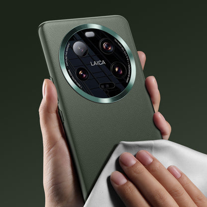 For Xiaomi 13 Ultra PU Leather Coated TPU+PC Phone Case Metal Lens Protection Phone Cover (2nd Gen)