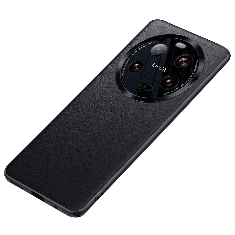 For Xiaomi 13 Ultra PU Leather Coated TPU+PC Phone Case Metal Lens Protection Phone Cover (2nd Gen)