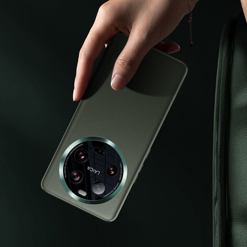 For Xiaomi 13 Ultra PU Leather Coated TPU+PC Phone Case Metal Lens Protection Phone Cover (2nd Gen)