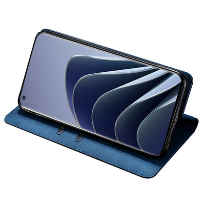 For OnePlus Nord 3 5G / Ace 2V 5G Magnetic Closing Skin-touch Phone Case Leather Stand Cover with Card Slots