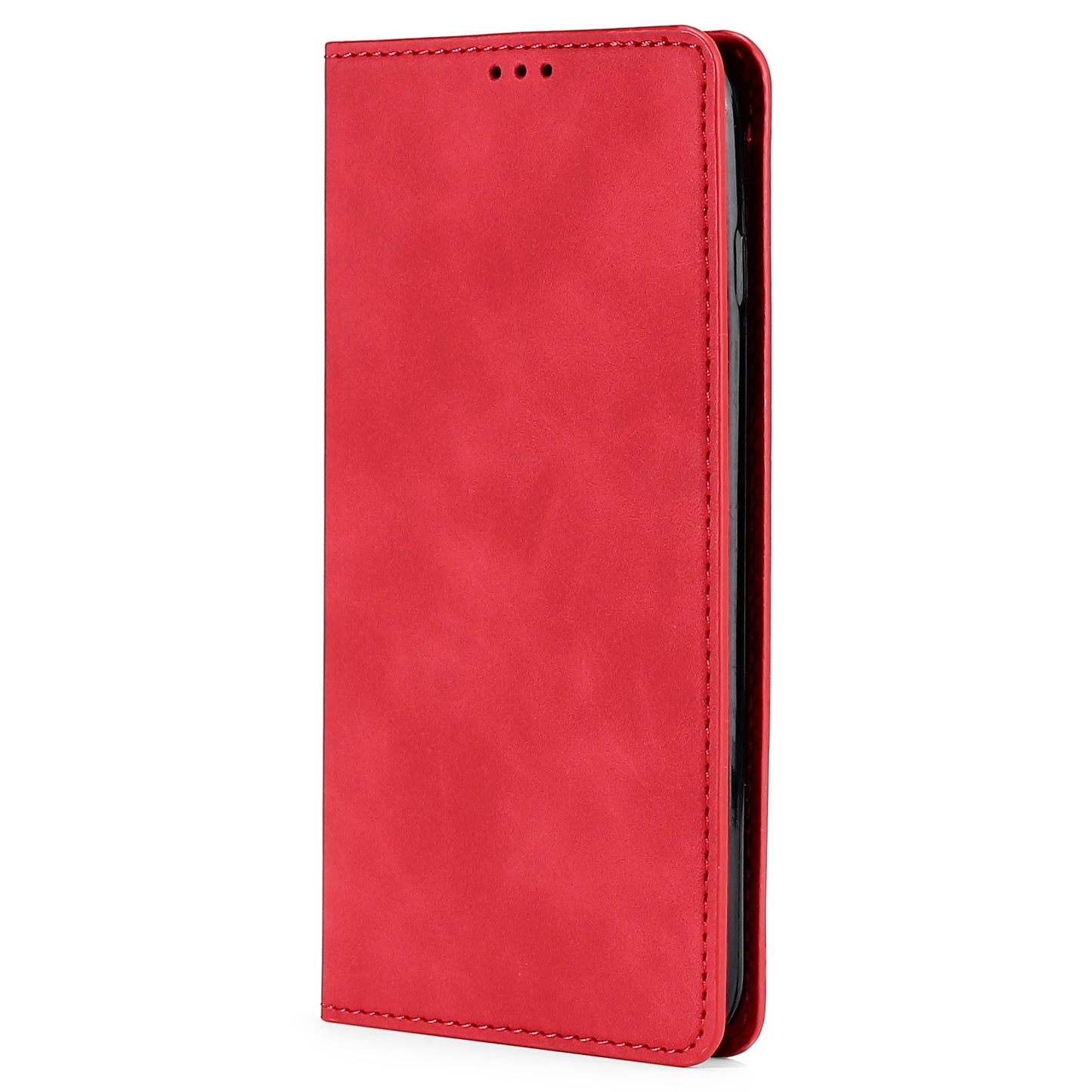 For Oppo Find X6 Pro PU Leather Phone Stand Case Card Holder Skin-touch Smartphone Cover