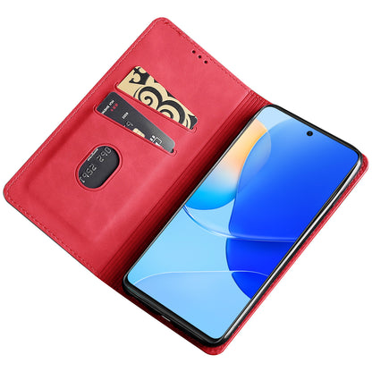 For Huawei P60 / P60 Pro PU Leather Card Holder Phone Case Skin-touch Stand Smartphone Cover