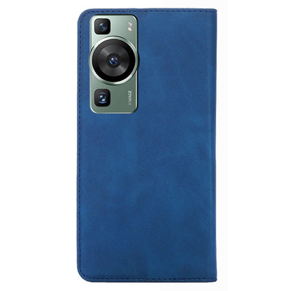 For Huawei P60 / P60 Pro PU Leather Card Holder Phone Case Skin-touch Stand Smartphone Cover