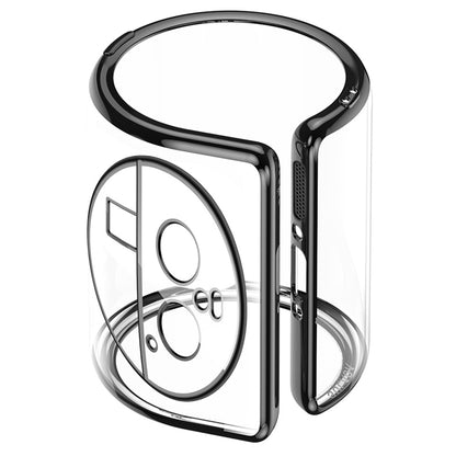 SULADA For Oppo Find X6 Pro Electroplating Straight Edge Back Cover Soft TPU Clear Phone Case