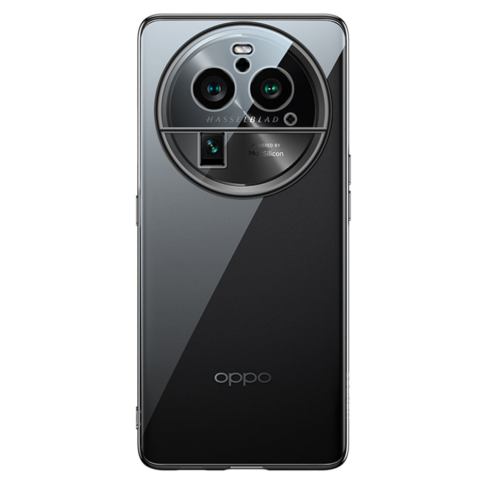 SULADA For Oppo Find X6 Pro Electroplating Straight Edge Back Cover Soft TPU Clear Phone Case