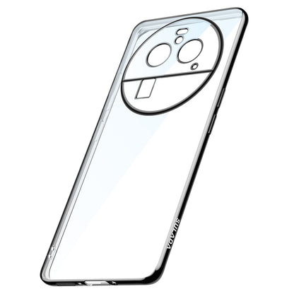SULADA For Oppo Find X6 Pro Electroplating Straight Edge Back Cover Soft TPU Clear Phone Case