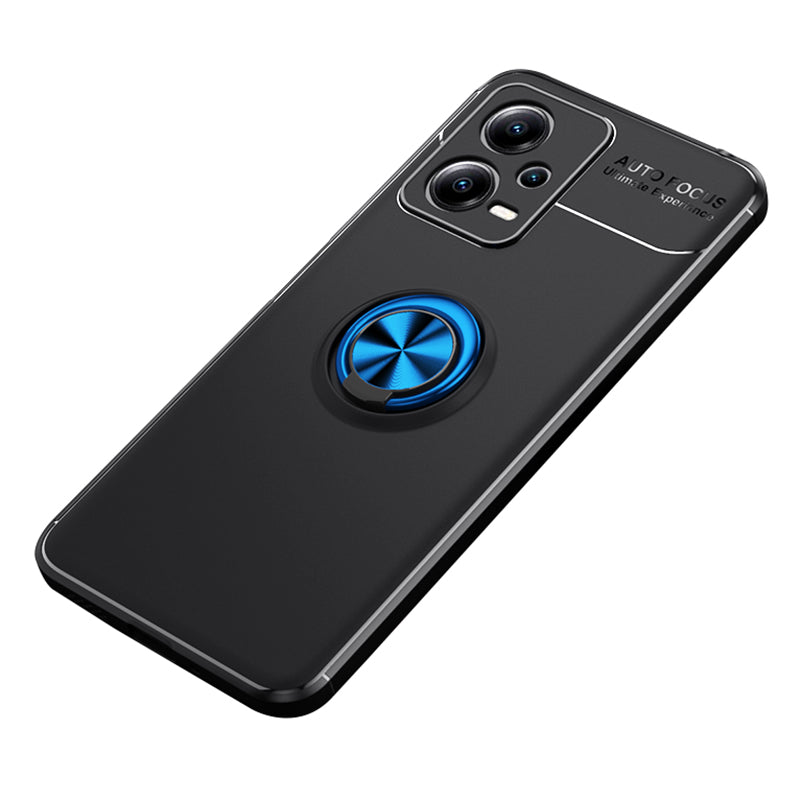 Phone Case for Xiaomi Redmi Note 12 5G (Global) Anti-drop Ring Holder Kickstand TPU Protective Cover