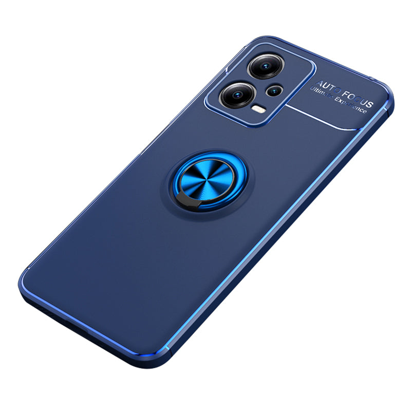 Phone Case for Xiaomi Redmi Note 12 5G (Global) Anti-drop Ring Holder Kickstand TPU Protective Cover