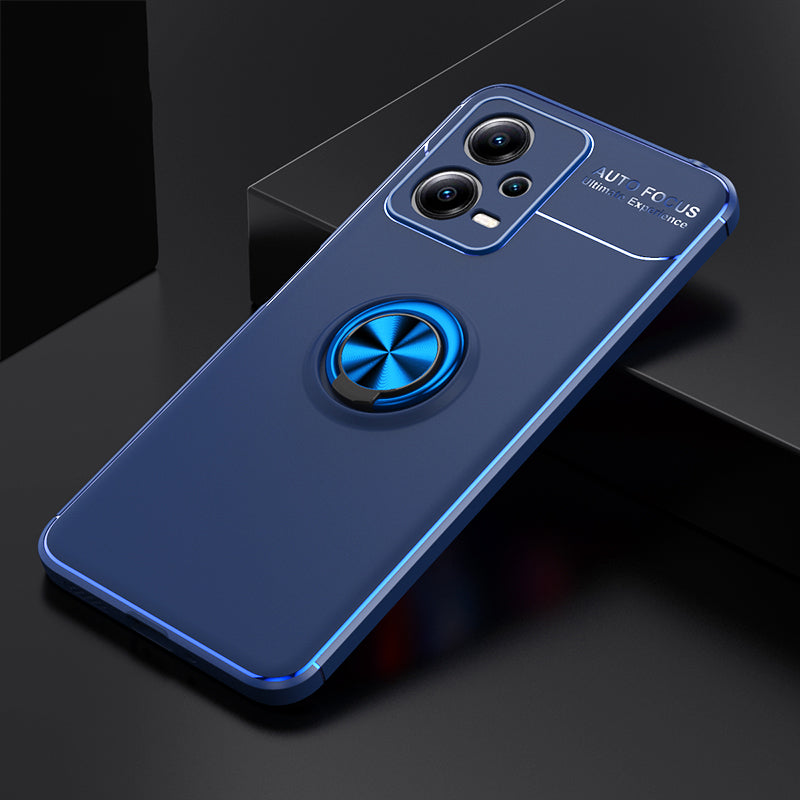 Phone Case for Xiaomi Redmi Note 12 5G (Global) Anti-drop Ring Holder Kickstand TPU Protective Cover