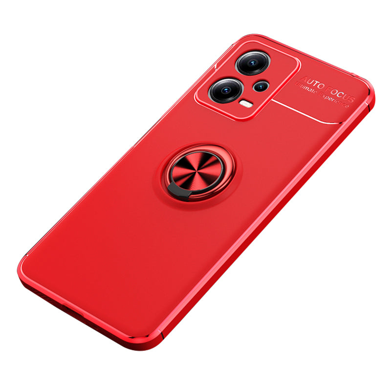 Phone Case for Xiaomi Redmi Note 12 5G (Global) Anti-drop Ring Holder Kickstand TPU Protective Cover