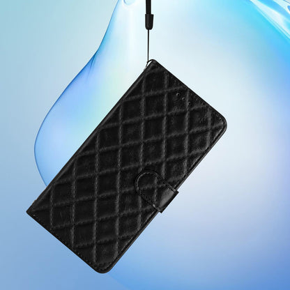 Flip Case for Xiaomi Mi 10T 5G / 10T Pro 5G / Redmi K30S Stitching Line Rhombus Wallet Stand Leather Phone Cover