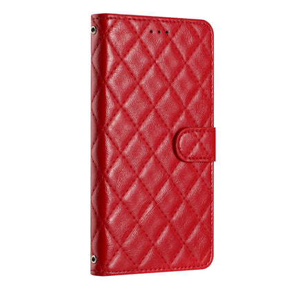 Flip Case for Xiaomi Mi 10T 5G / 10T Pro 5G / Redmi K30S Stitching Line Rhombus Wallet Stand Leather Phone Cover