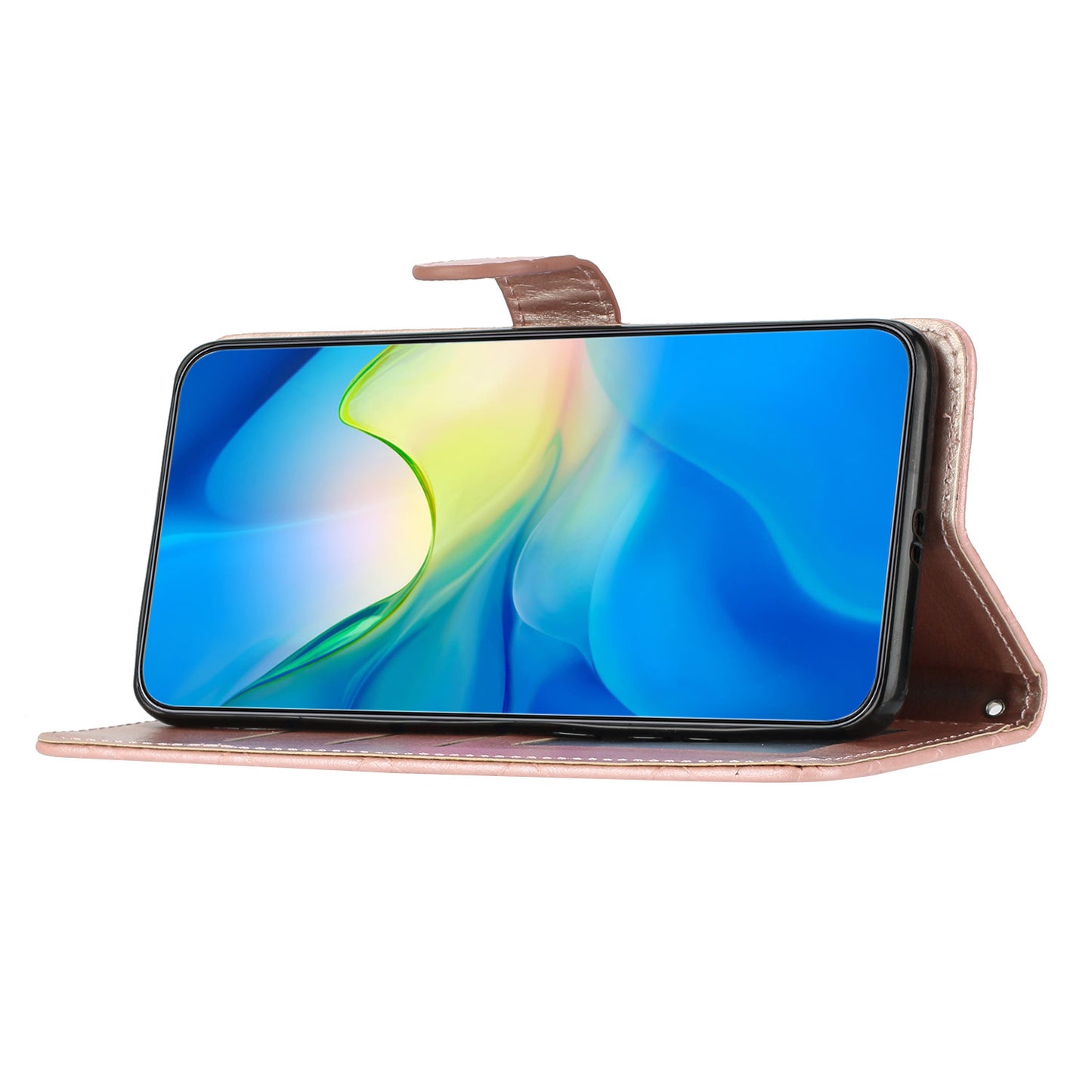 Flip Case for Xiaomi Mi 10T 5G / 10T Pro 5G / Redmi K30S Stitching Line Rhombus Wallet Stand Leather Phone Cover