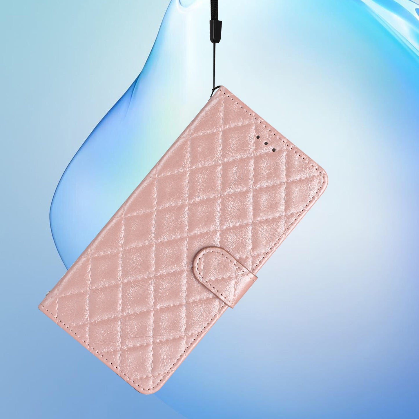 Flip Case for Xiaomi Mi 10T 5G / 10T Pro 5G / Redmi K30S Stitching Line Rhombus Wallet Stand Leather Phone Cover