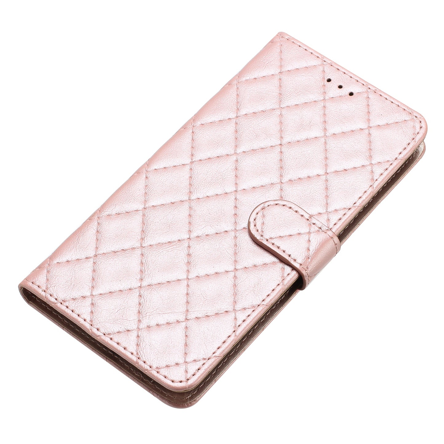 Flip Case for Xiaomi Mi 10T 5G / 10T Pro 5G / Redmi K30S Stitching Line Rhombus Wallet Stand Leather Phone Cover