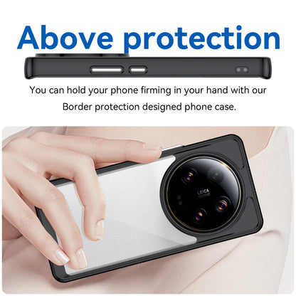 For Xiaomi 13 Ultra Transparent Back Case TPU+Acrylic Anti-Scratch Shockproof Phone Cover