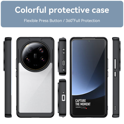 For Xiaomi 13 Ultra Transparent Back Case TPU+Acrylic Anti-Scratch Shockproof Phone Cover