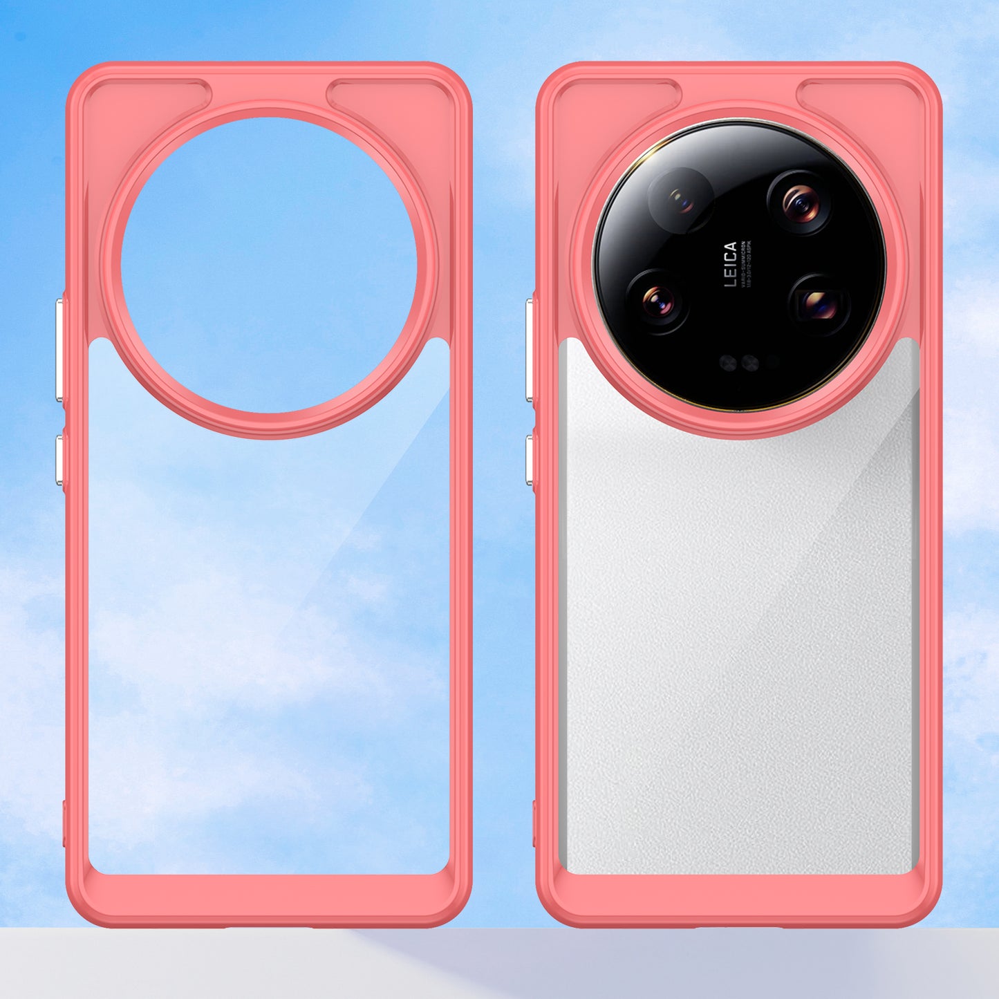 For Xiaomi 13 Ultra Transparent Back Case TPU+Acrylic Anti-Scratch Shockproof Phone Cover