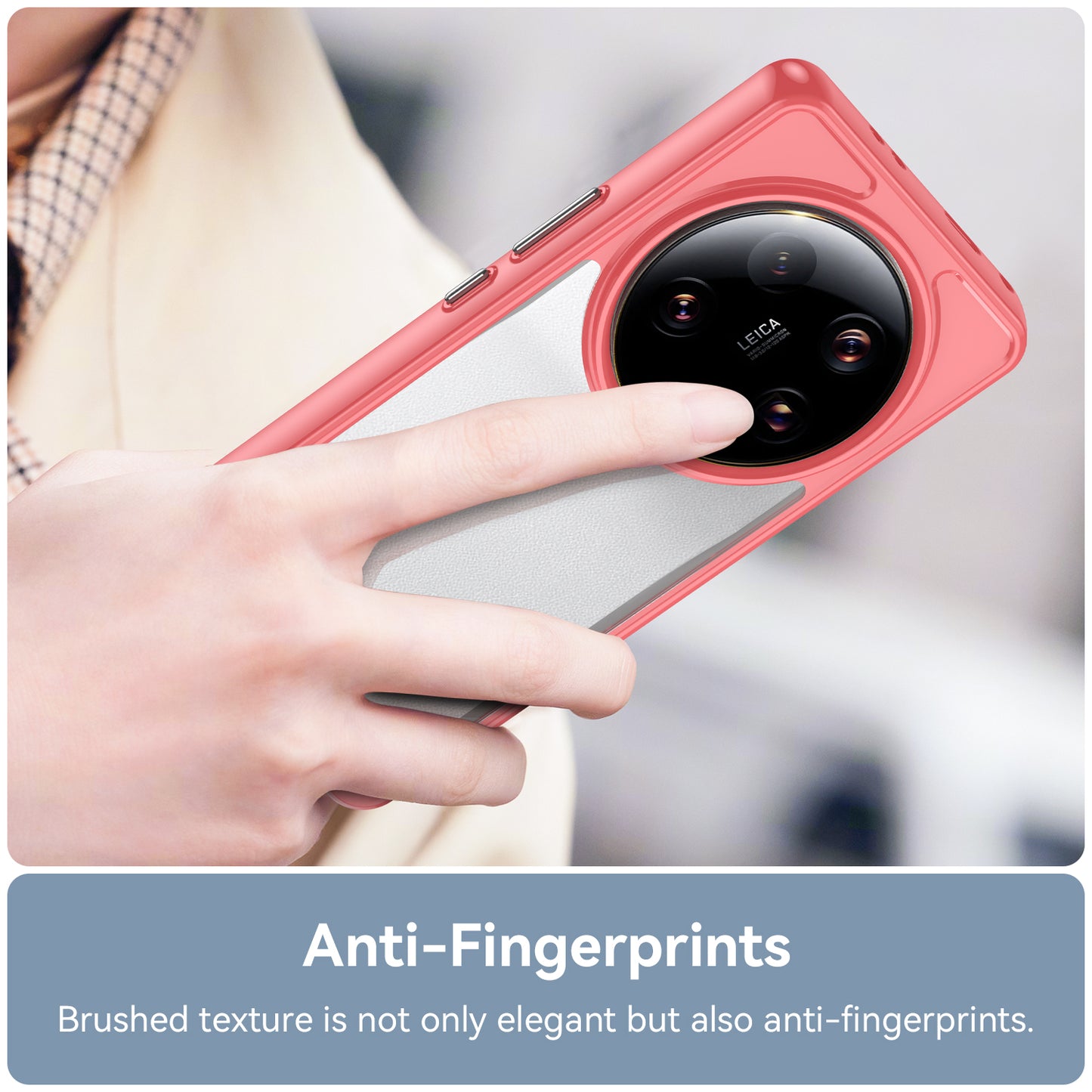 For Xiaomi 13 Ultra Transparent Back Case TPU+Acrylic Anti-Scratch Shockproof Phone Cover