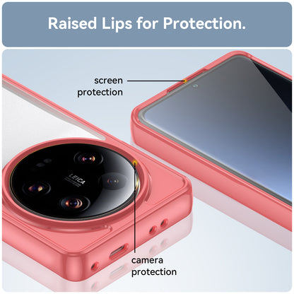 For Xiaomi 13 Ultra Transparent Back Case TPU+Acrylic Anti-Scratch Shockproof Phone Cover