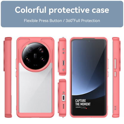 For Xiaomi 13 Ultra Transparent Back Case TPU+Acrylic Anti-Scratch Shockproof Phone Cover
